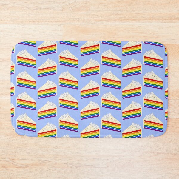 Item preview, Pattern of Delicious Slices of LGBTQIA+ Cake designed and sold by AroAxel.