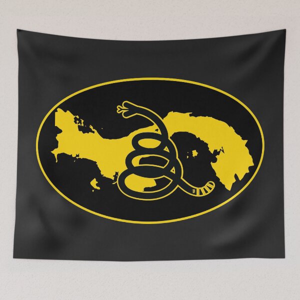 Item preview, PANAMA - Freedom Is The Superpower - Modern Gadsden Snake Flag - Dont Tread On Me design designed and sold by pelagio.