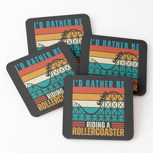 Item preview, Retro I'd Rather Be Riding A Rollercoaster designed and sold by AlienOccupation.