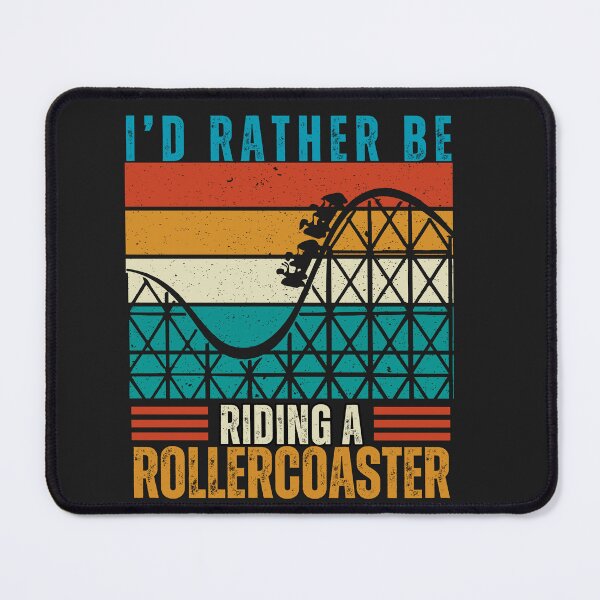 Item preview, Retro I'd Rather Be Riding A Rollercoaster designed and sold by AlienOccupation.