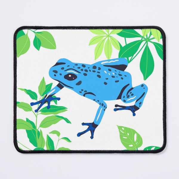 Item preview, Tropical Frog in Jungle (Blue) designed and sold by QualityPostings.