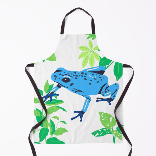 Item preview, Tropical Frog in Jungle (Blue) designed and sold by QualityPostings.