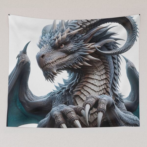 Item preview, Elder Gray Goat Dragon  designed and sold by Gena Walsh.