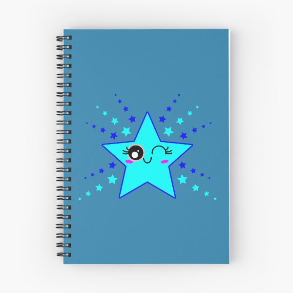 Item preview, Cute Smiling Blue Twinkle Star Shining designed and sold by HoppRock.