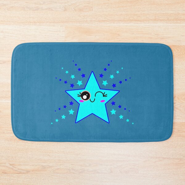Item preview, Cute Smiling Blue Twinkle Star Shining designed and sold by HoppRock.