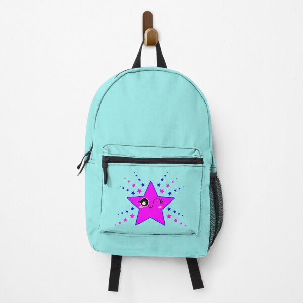 Item preview, Cute Smiling Blue and Pink Twinkle Star Shining designed and sold by HoppRock.