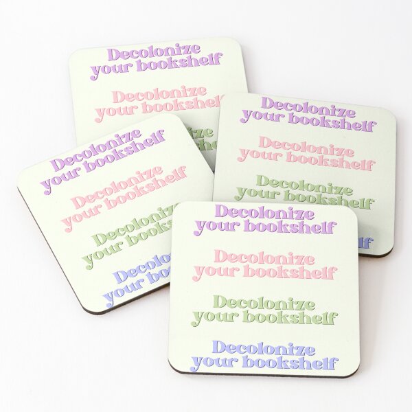 Item preview, Decolonize your bookshelf - set of 4 designed and sold by Neadoodles.