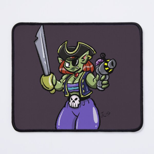 Item preview, Space Pirate Goblin Girl Buccaneer designed and sold by BowlerHatBazzar.