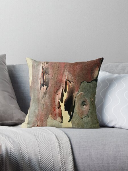 Item preview, Exquisite Dark Reds And Green Tree Bark Art designed and sold by DEC02.