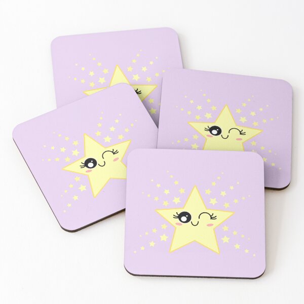 Item preview, Cute Smiling light Yellow Twinkle Star Shining designed and sold by HoppRock.