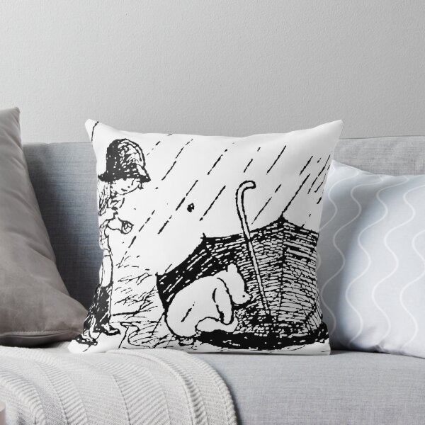 Item preview, Christopher Robin and Winnie the Pooh in the Rain designed and sold by Amy Olsen.