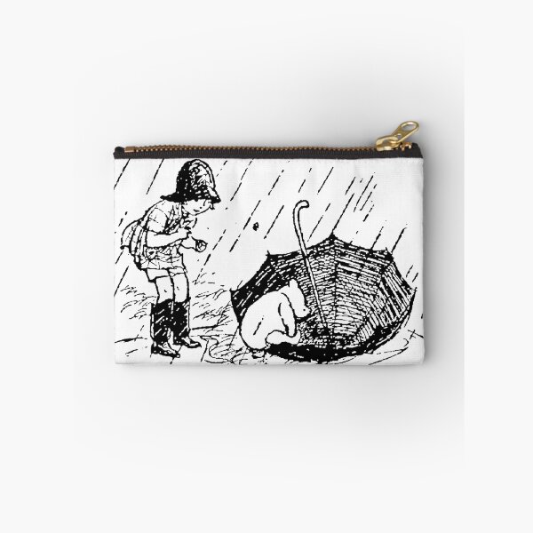 Item preview, Christopher Robin and Winnie the Pooh in the Rain designed and sold by Amy Olsen.