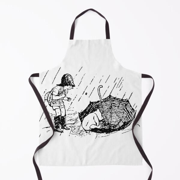 Item preview, Christopher Robin and Winnie the Pooh in the Rain designed and sold by Amy Olsen.