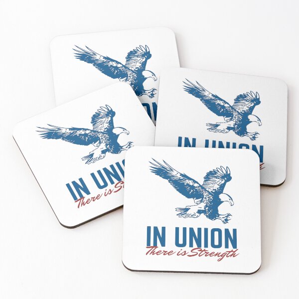 Item preview, In Union There is Strength - Eagle Blue designed and sold by dutchlovedesign.
