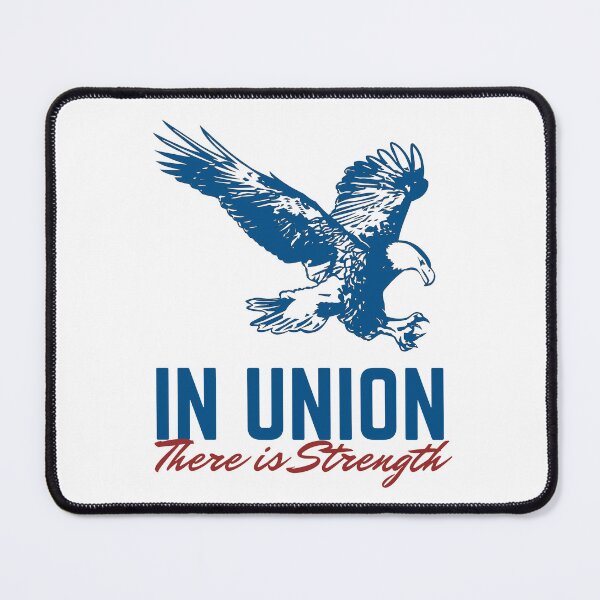 Item preview, In Union There is Strength - Eagle Blue designed and sold by dutchlovedesign.