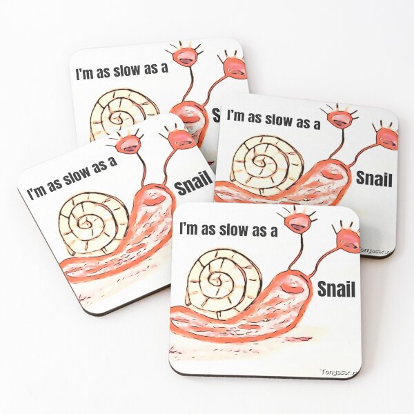 Item preview, As slow as snail designed and sold by Tonyasartprints.