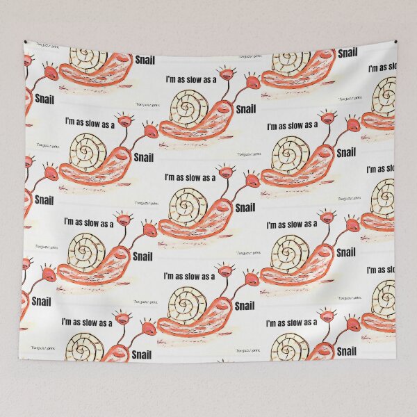 Item preview, As slow as snail designed and sold by Tonyasartprints.