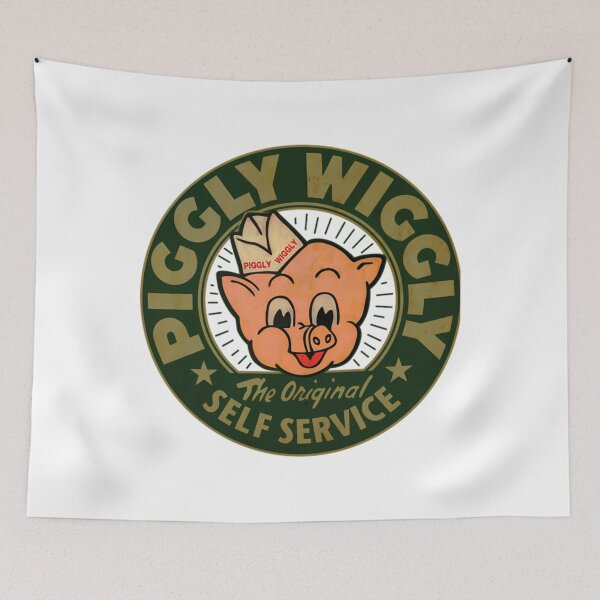 Item preview, Vintage Green Piggly Wiggly  - Retro Piggly Wiggly 1916  #6 designed and sold by OliverRo-binson.