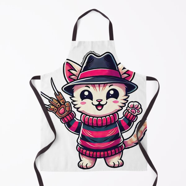 Item preview, Adorable Horror Freddy Krueger Nightmare on Elm Street Halloween Kitten designed and sold by KawaiiCherryPie.