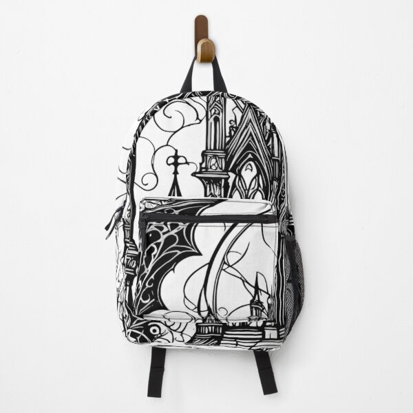 Item preview, Gothic Haunted Mansion Pencil Drawing designed and sold by Travelcases.
