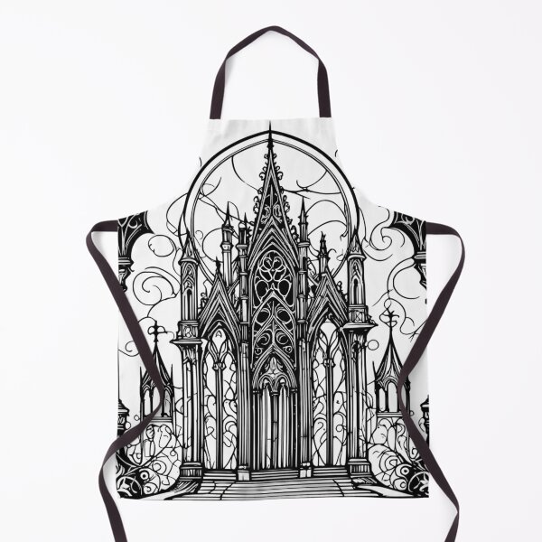 Item preview, Gothic Haunted Mansion Pencil Drawing designed and sold by Travelcases.