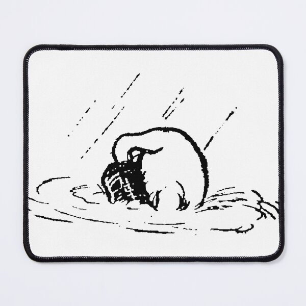 Item preview, Winnie the Pooh Floating on his Honey Pot designed and sold by Amy Olsen.