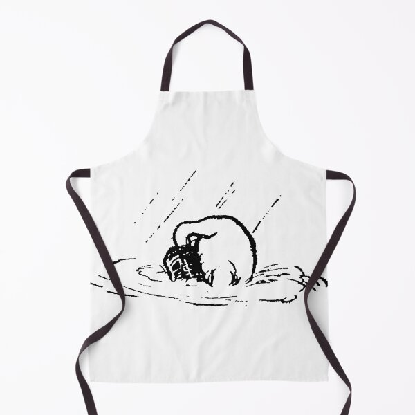 Item preview, Winnie the Pooh Floating on his Honey Pot designed and sold by Amy Olsen.