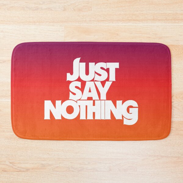 Item preview, Retro 80s-Inspired 'Just Say Nothing' Poster for Unique Wall Art - White Text designed and sold by SorryFrog.