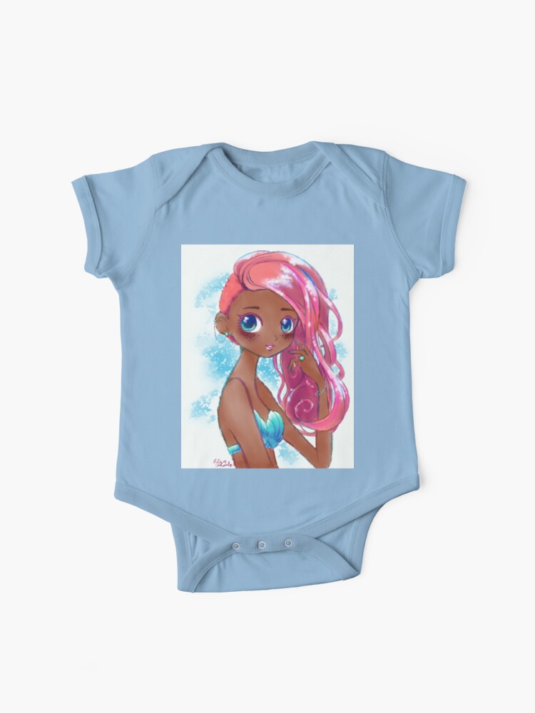 Girl's Kawaii Cartoon Mermaid Fashion Casual Chest - Temu