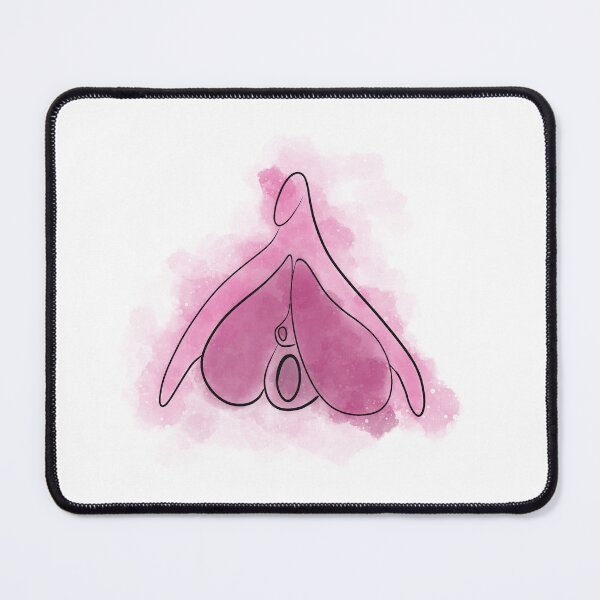 Item preview, Watercolor vagina designed and sold by aline-humbert.