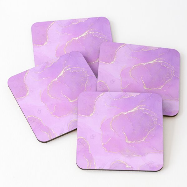 Item preview, Purple and Gold Marble Print  designed and sold by Julia McMullen.