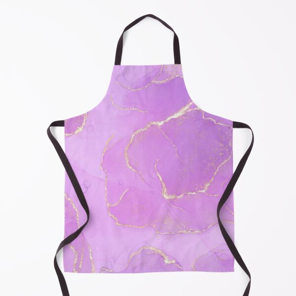 Item preview, Purple and Gold Marble Print designed and sold by Julia McMullen.