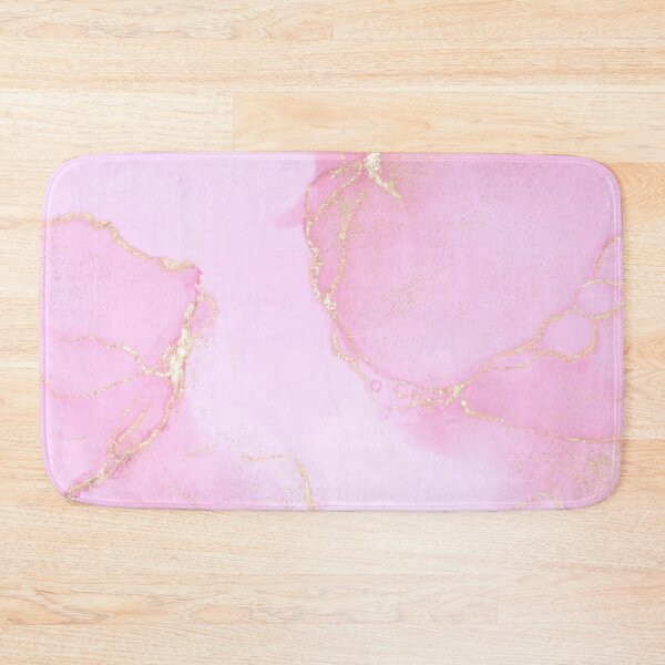 Item preview, Pink and Gold Marble Print  designed and sold by Julia McMullen.