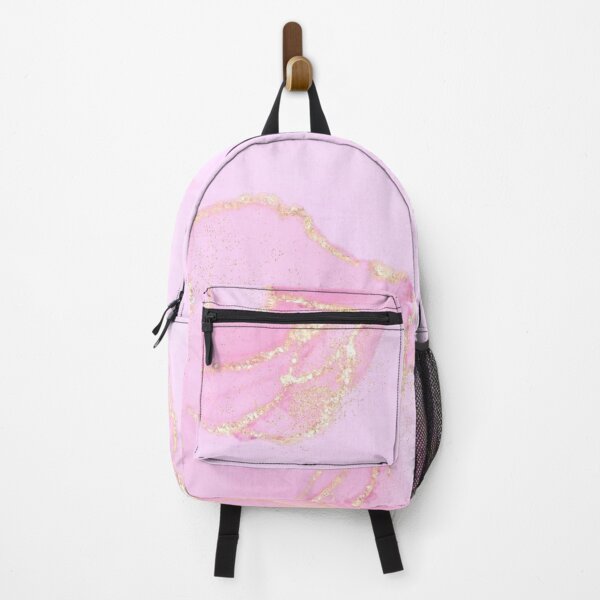 Item preview, Pink and Gold Marble Print designed and sold by Julia McMullen.