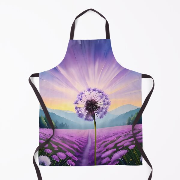 Item preview, Purple Dandelion River Floral Collection - pillows, backpacks, canvas prints, comforters designed and sold by Imaginarium Depot - ImaginariumDepot.us.