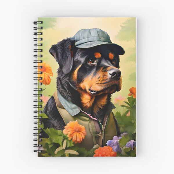 Item preview, The Daily Life of Rottweiler Gardener❤️ designed and sold by dogillustration.