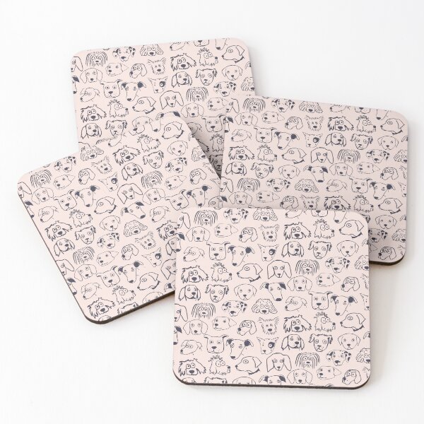 Item preview, Dog faces pattern designed and sold by SaryandSaff.