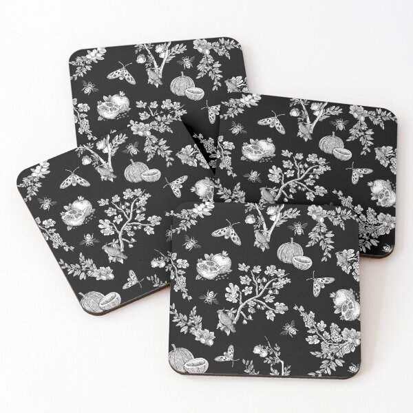 Item preview, whimsical floral garden with fruits designed and sold by Sticker Mage.