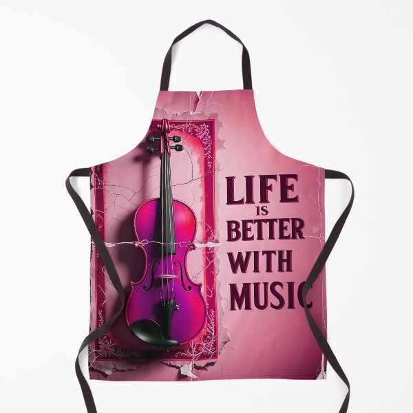 Item preview, Life Is Better With Music Violin Music Quote designed and sold by TheArtOfPat.