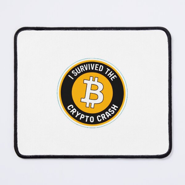 Item preview, I Survived the Bitcoin Crypto Crash Sticker designed and sold by BeachStylz.