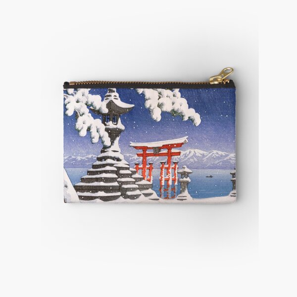Item preview, Snow at Itsukushima by Kawase Hasui designed and sold by Takeda-art.