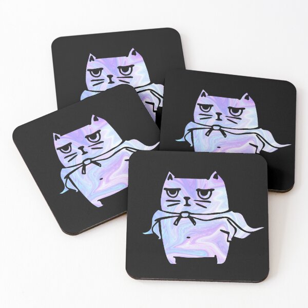Item preview, Holographic Hero Cat designed and sold by kapsell.