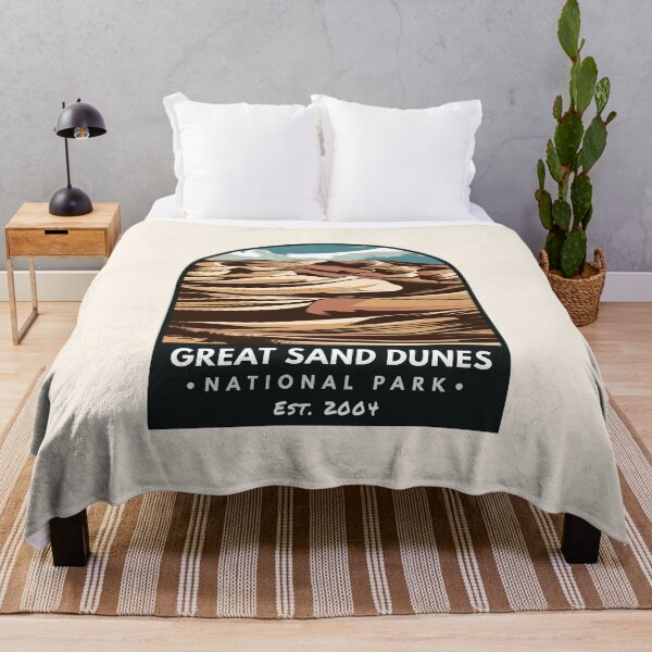 Item preview, Great Sand Dunes National Park, Vintage travel designed and sold by PinkandP.