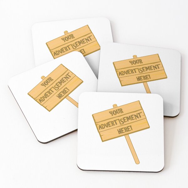 Item preview, Wooden Sign "Your Advertisement Here" designed and sold by HoppRock.