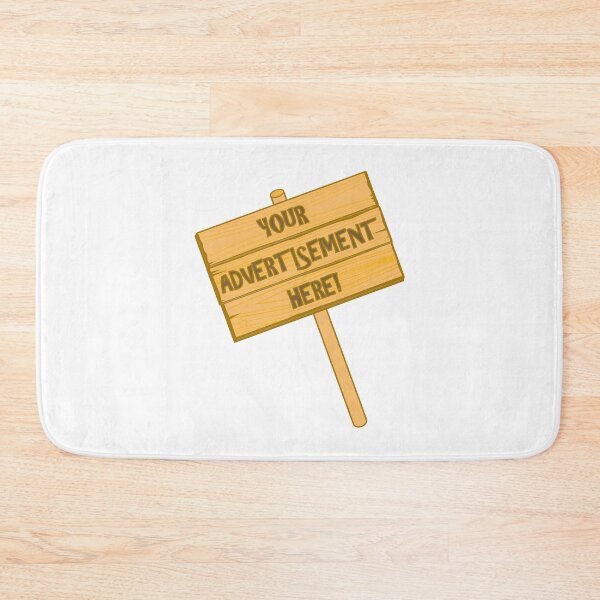 Item preview, Wooden Sign "Your Advertisement Here" designed and sold by HoppRock.