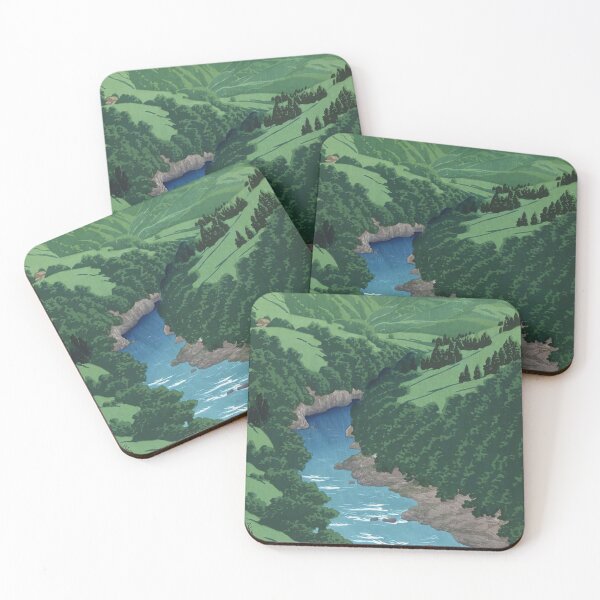 Item preview, Yana River at Koshu by Kawase Hasui designed and sold by Takeda-art.