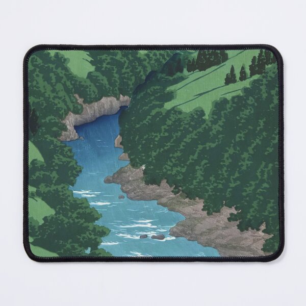 Artikelvorschau, Yana-Fluss bei Koshu von Kawase Hasui entworfen und verkauft von Takeda-art.