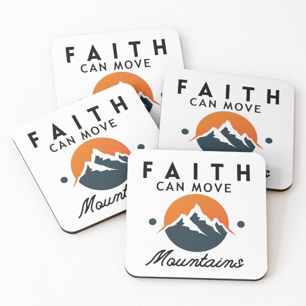 Item preview, Faith Can Move Mountains, Inspirational  Christian Woman Design designed and sold by mattlee20.