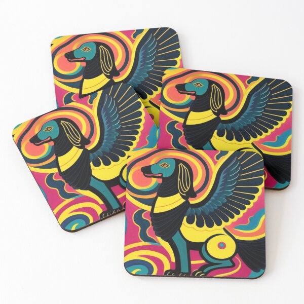 Item preview, Winged dog designed and sold by Roxburylane.