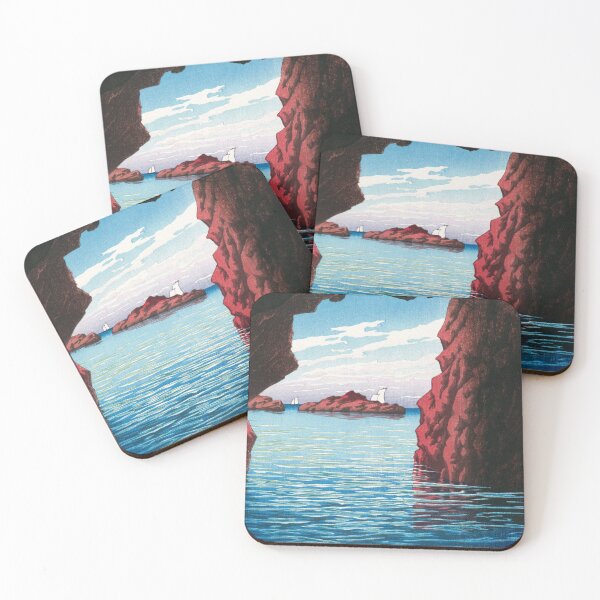 Item preview, Kojaku Cavern at Oga Peninsula by Kawase Hasui designed and sold by Takeda-art.